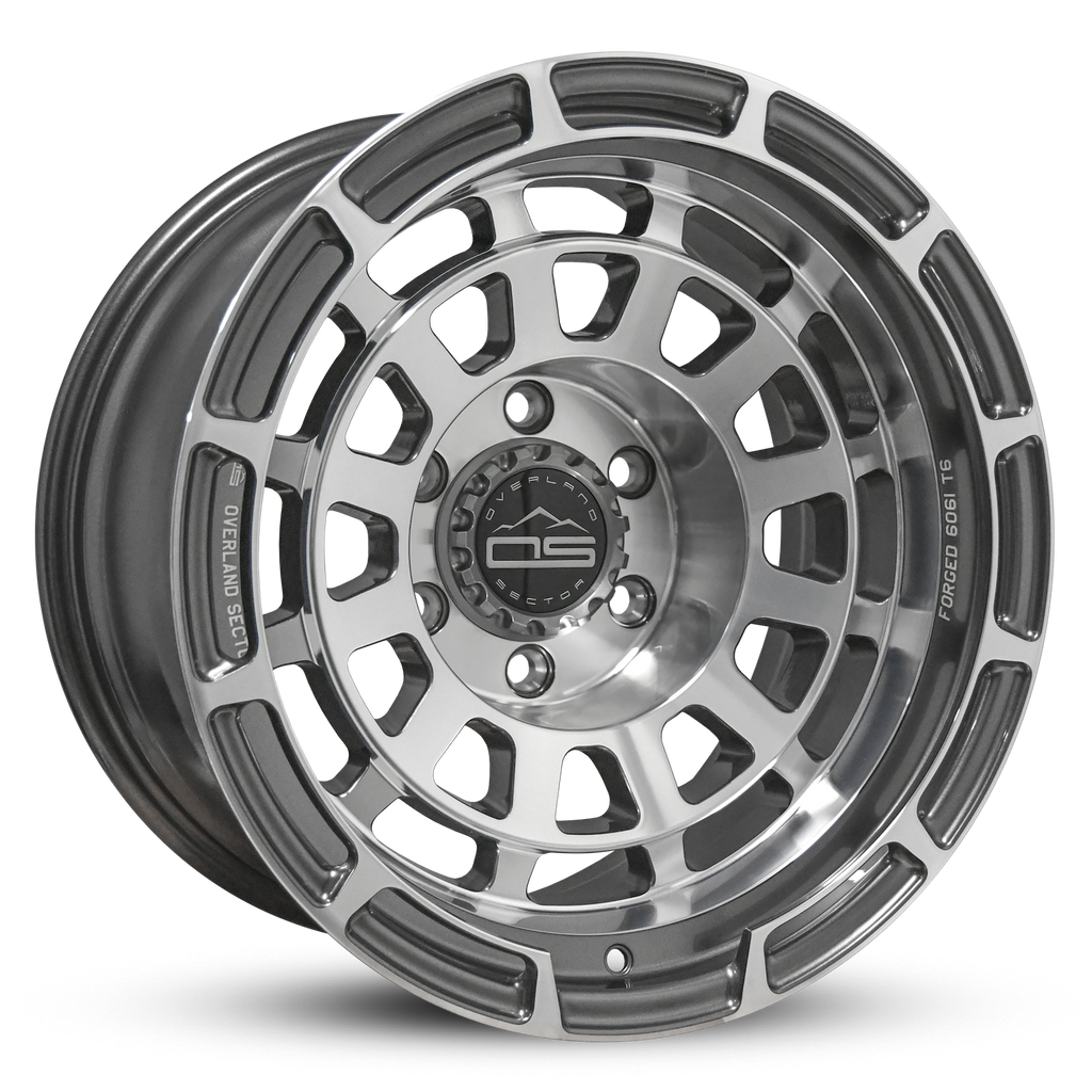 Badlander Gloss Gunmetal Machined (FORGED)