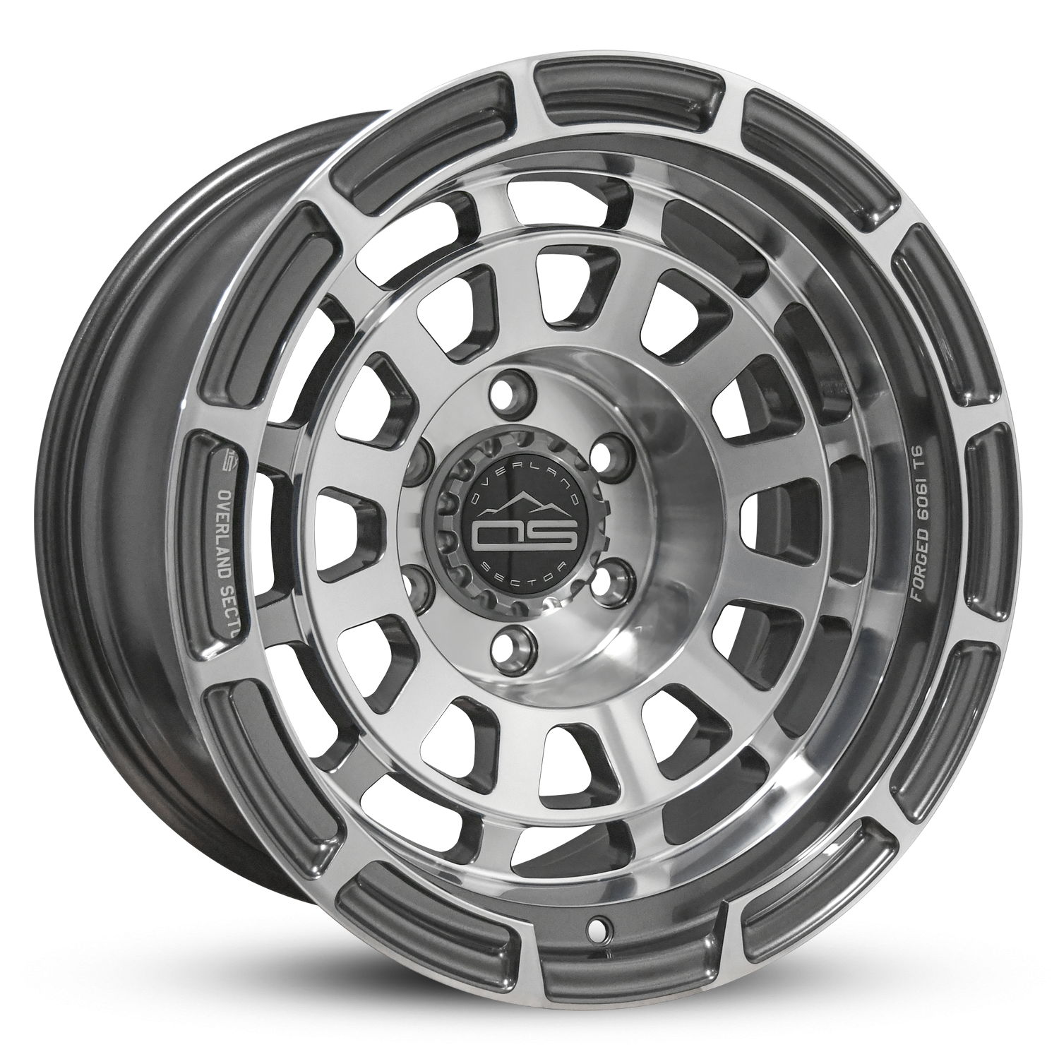 Badlander Gloss Gunmetal Machined (FORGED)