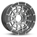 Overland Sector Badlander Forged 17x9 +0 5x139.7mm 108mm Gloss Gun Metal Machined Face