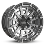 Overland Sector Badlander Forged 17x9 +0 6x135/6x139.7mm 106.1mm Gloss Gun Metal/Machined Face