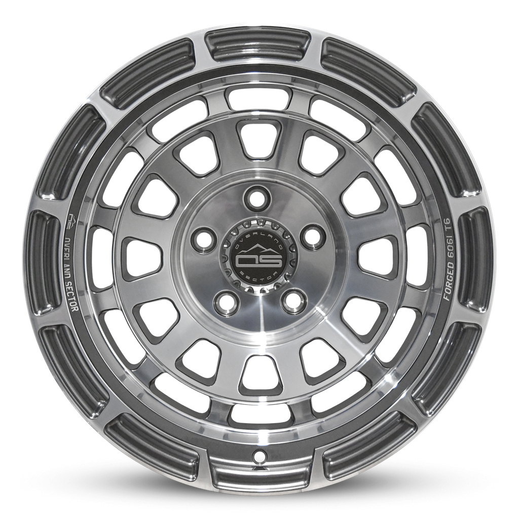 Badlander Gloss Gunmetal Machined (FORGED)