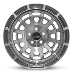Overland Sector Badlander Forged 17x9 +0 5x114.3mm 73.1mm Gloss Gun Metal Machined Face