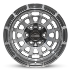 Overland Sector Badlander Forged 17x9 +0 6x135/6x139.7mm 106.1mm Gloss Gun Metal/Machined Face