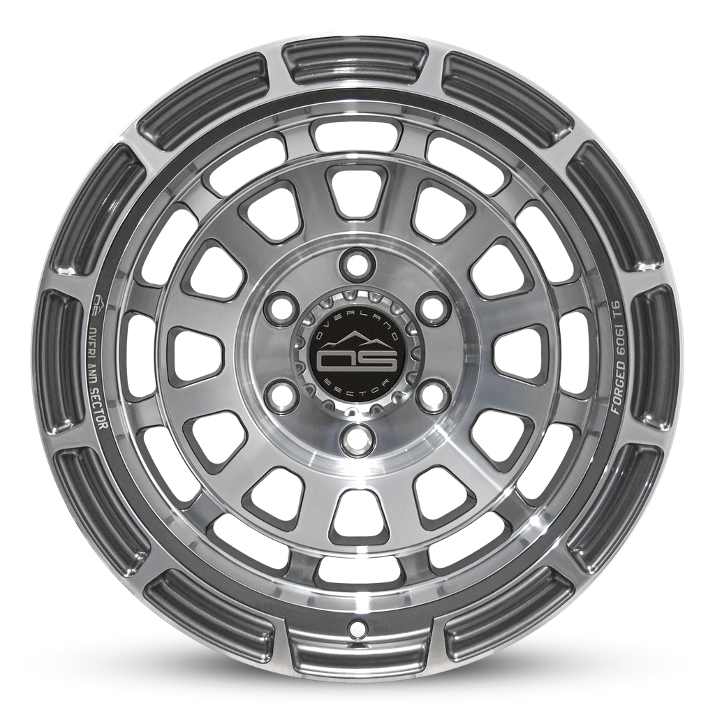 Badlander Gloss Gunmetal Machined (FORGED)
