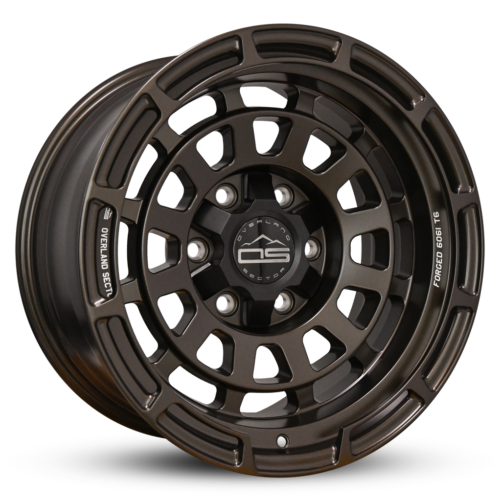 Overland Sector Badlander Forged 17x9 +0 6x135/6x139.7mm 106.1mm All Satin Mocha Bronze