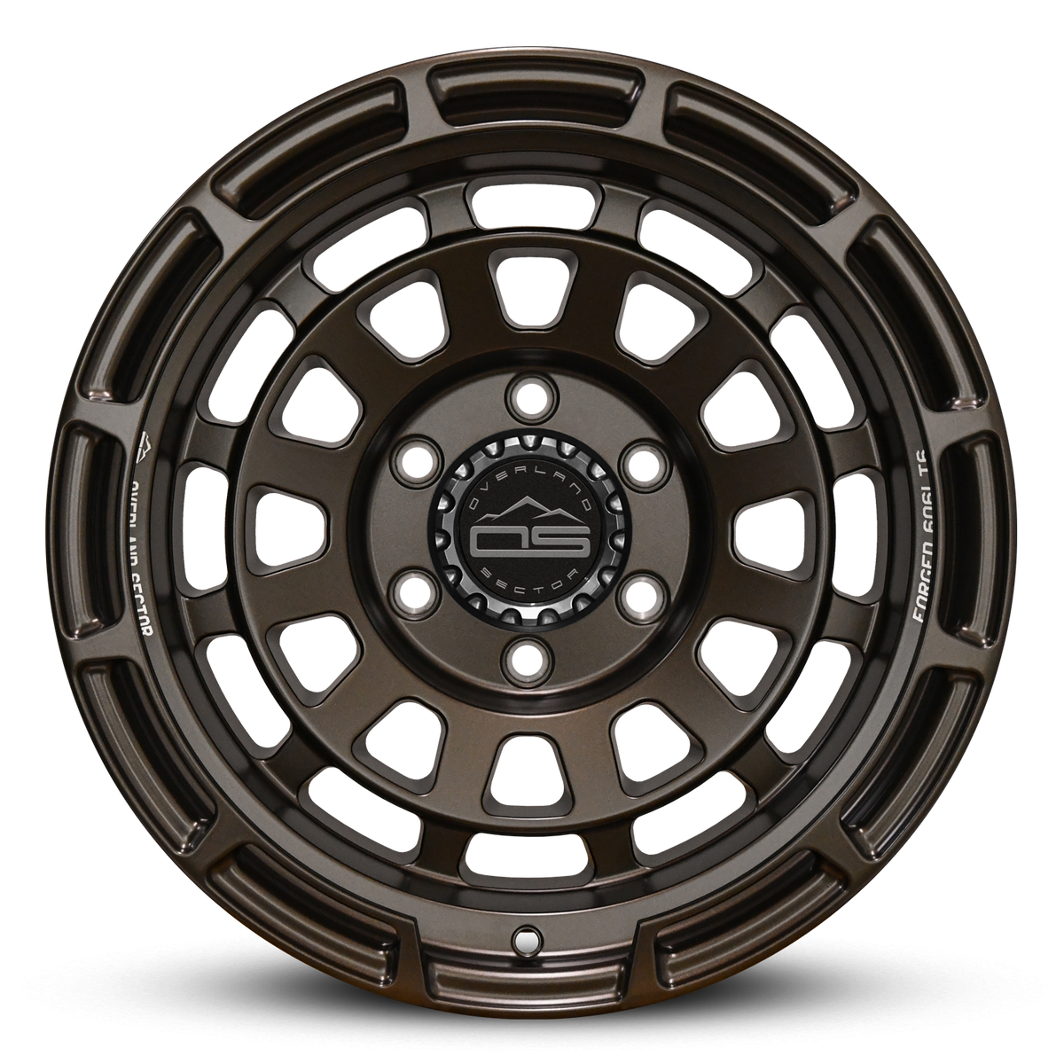 Overland Sector Badlander Forged 17x9 -12 6x139.7mm 106.1mm All Satin Mocha Bronze