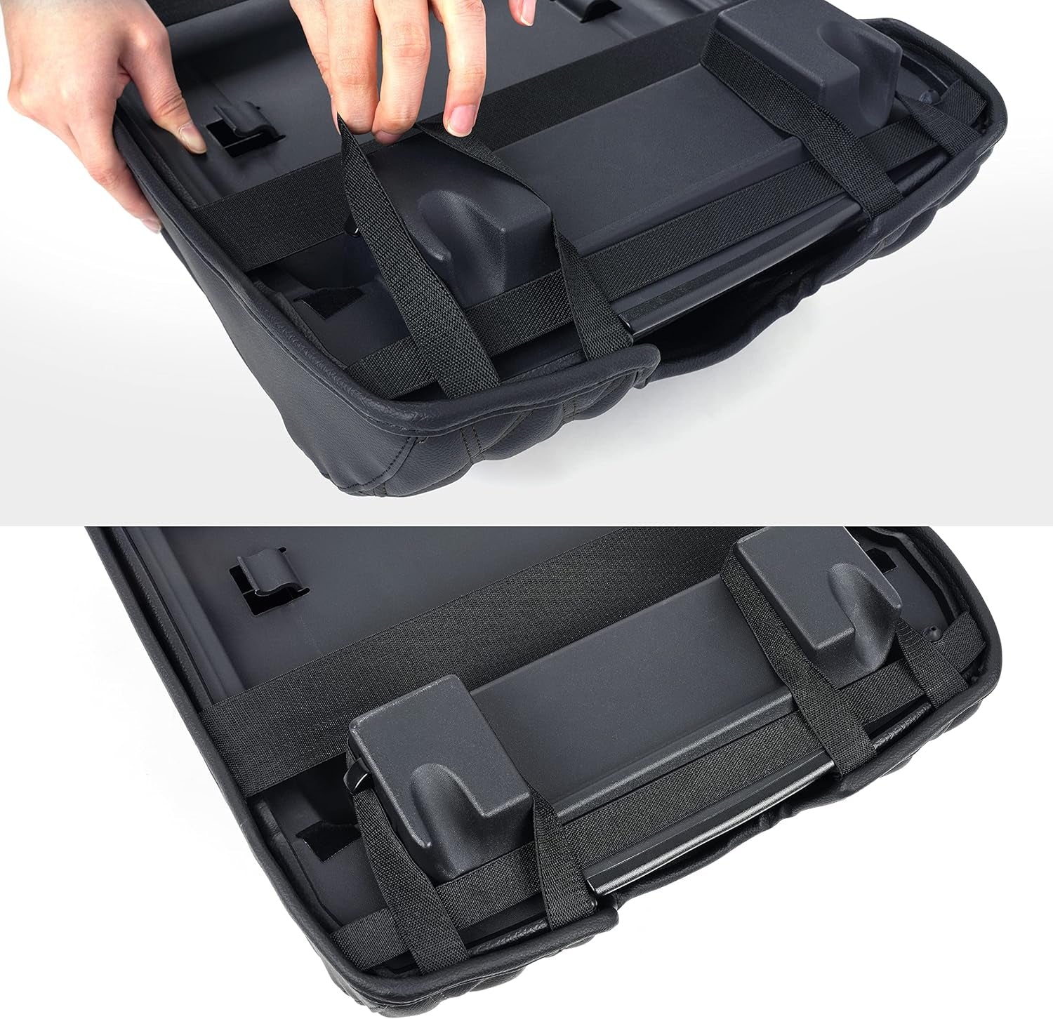 F150 Center Console Cover, Thick Armrest Cushion, Interior Accessories,  (2015~2020)