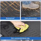 Floor Mats Liners for 2015-2025 Ford F-150/F-150 Lightning Super Crew Cab TPE