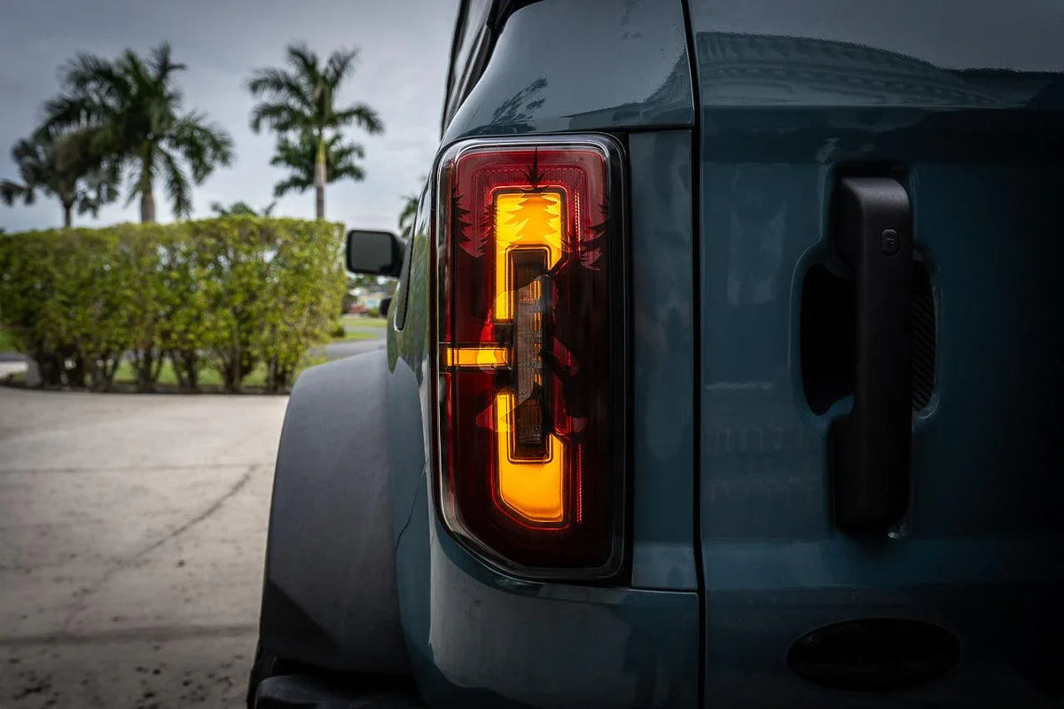 Bigfoot aka Sasquatch in the Woods Tail Light Overlays - 2021+ Bronco