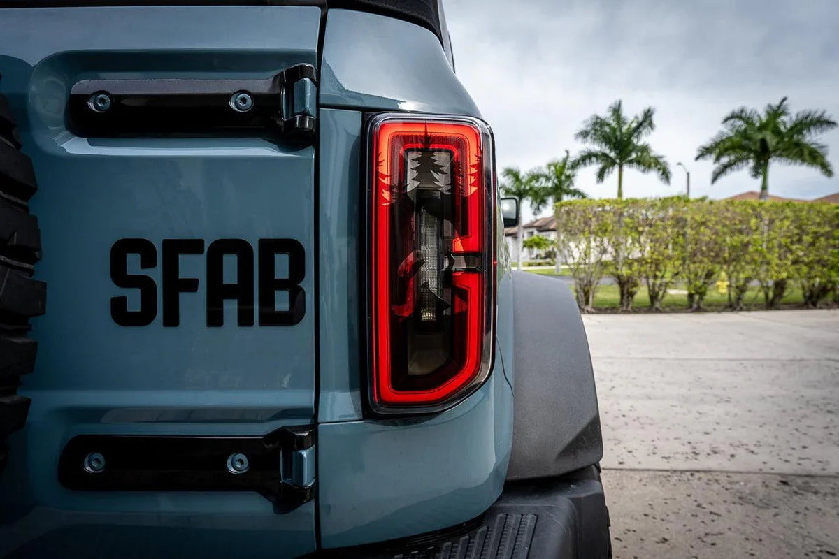 Bigfoot aka Sasquatch in the Woods Tail Light Overlays - 2021+ Bronco
