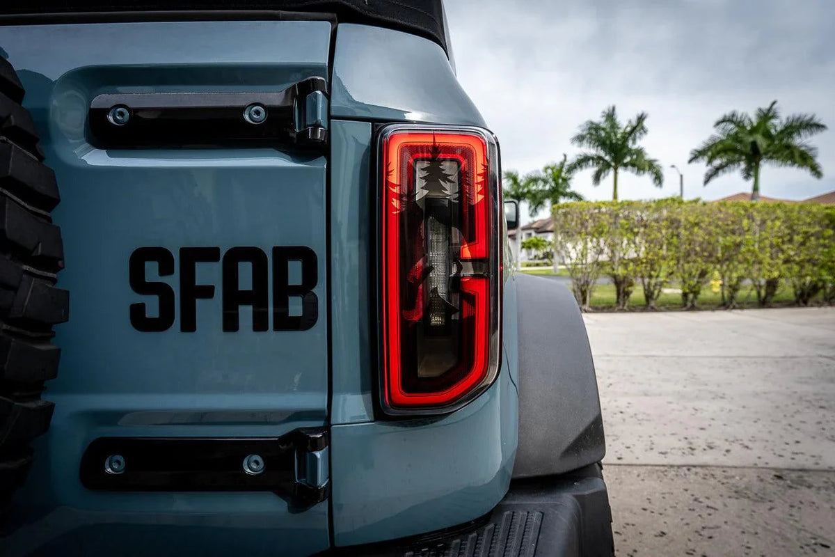 Bigfoot aka Sasquatch in the Woods Tail Light Overlays - 2021+ Bronco