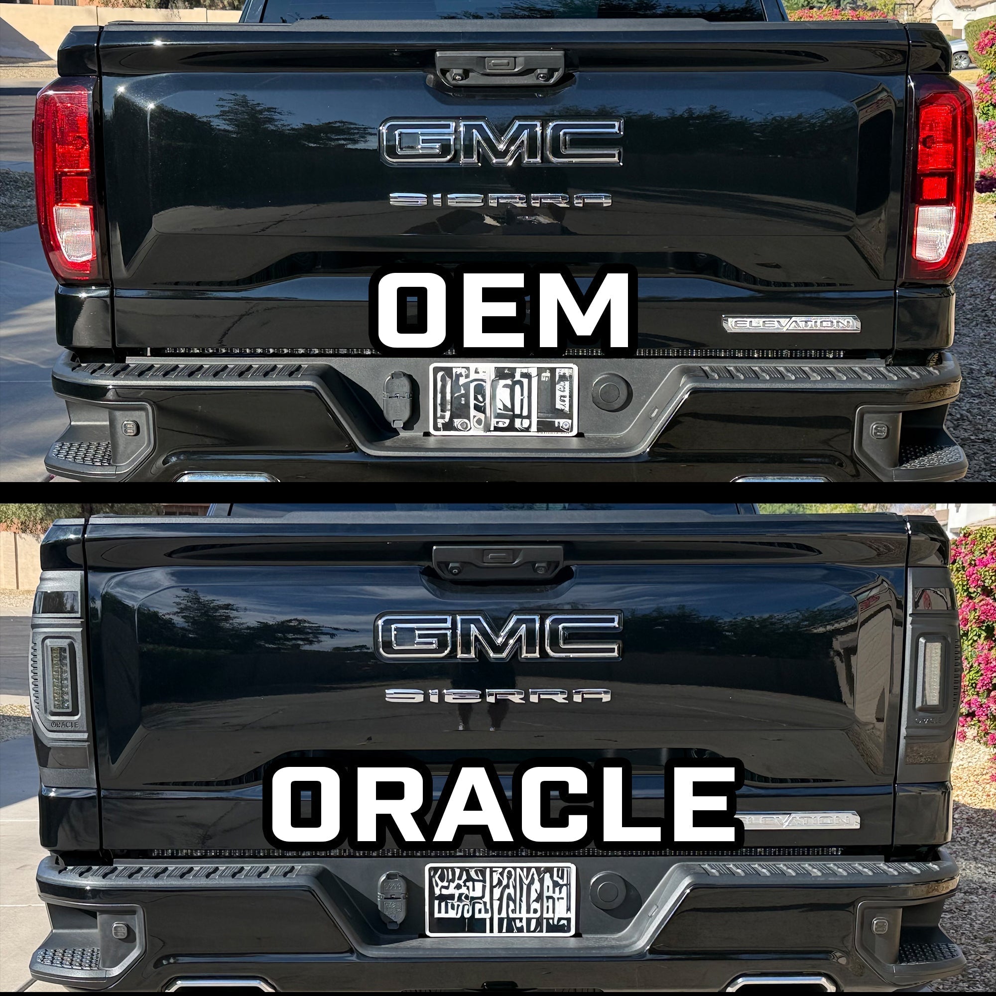 Flush Mount LED Tail Lights 2019-2026 GMC Sierra Sequential Turn Signals Halogen