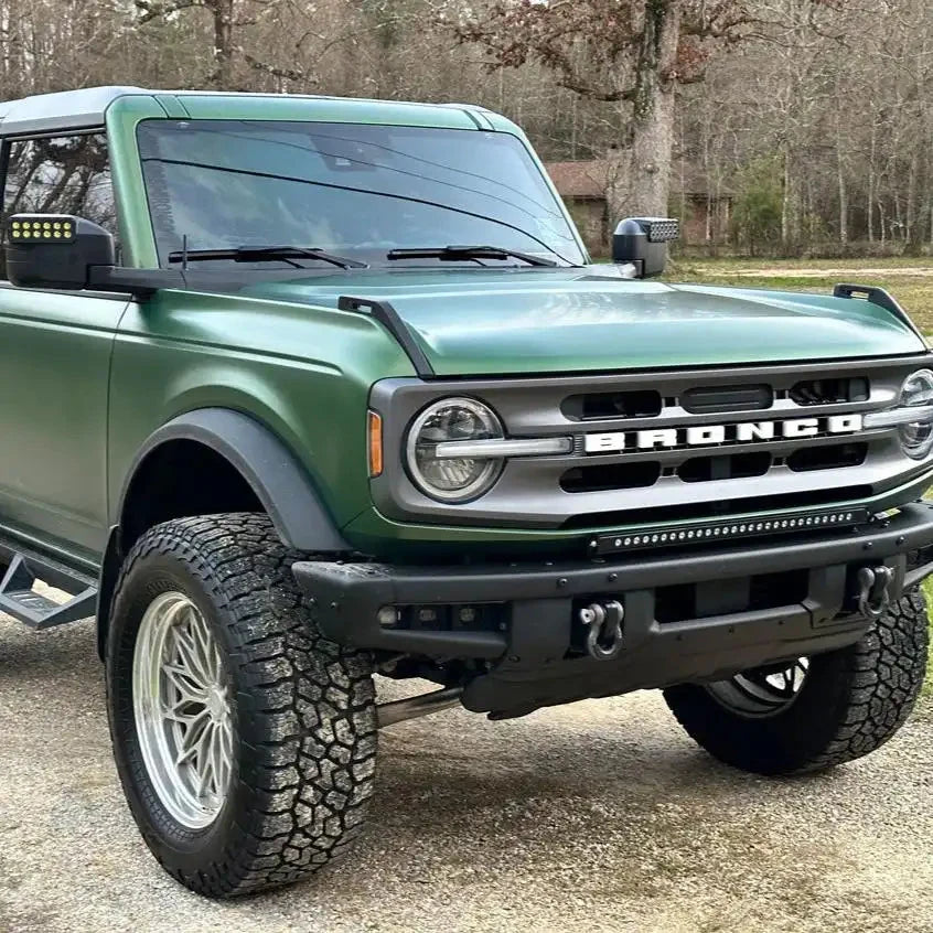 2021-2026 Ford Bronco LED Off-Road Side Mirrors - Peripheral Ditch Lights (2200+ Lumens)