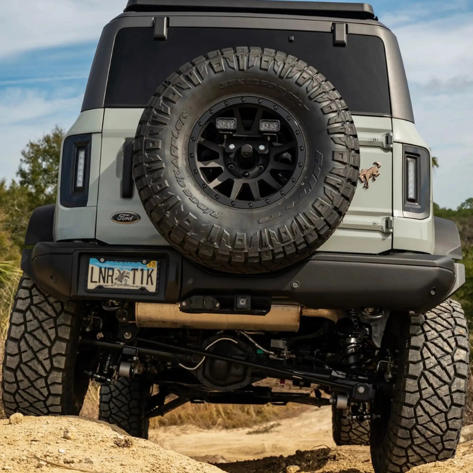 V2 | 2021-2025 Ford Bronco Flush Mount LED Tail Lights - Low Profile | 1,400 Lumens