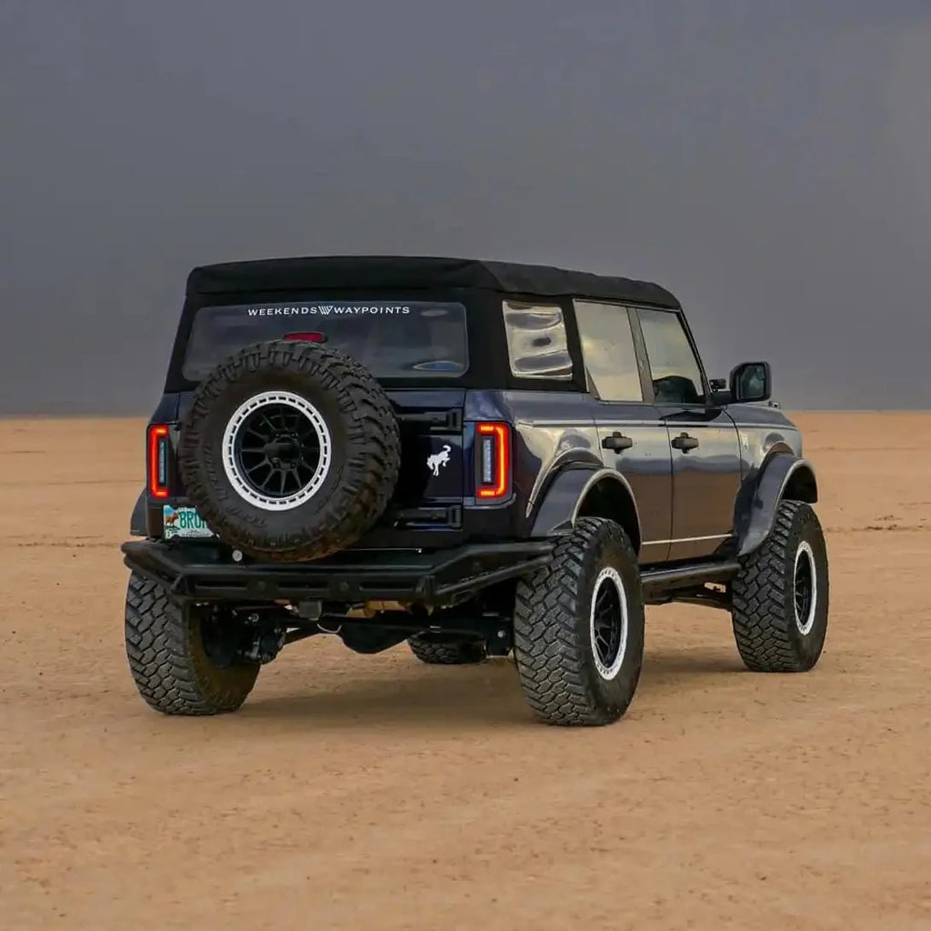 V2 | 2021-2025 Ford Bronco Flush Mount LED Tail Lights - Low Profile | 1,400 Lumens