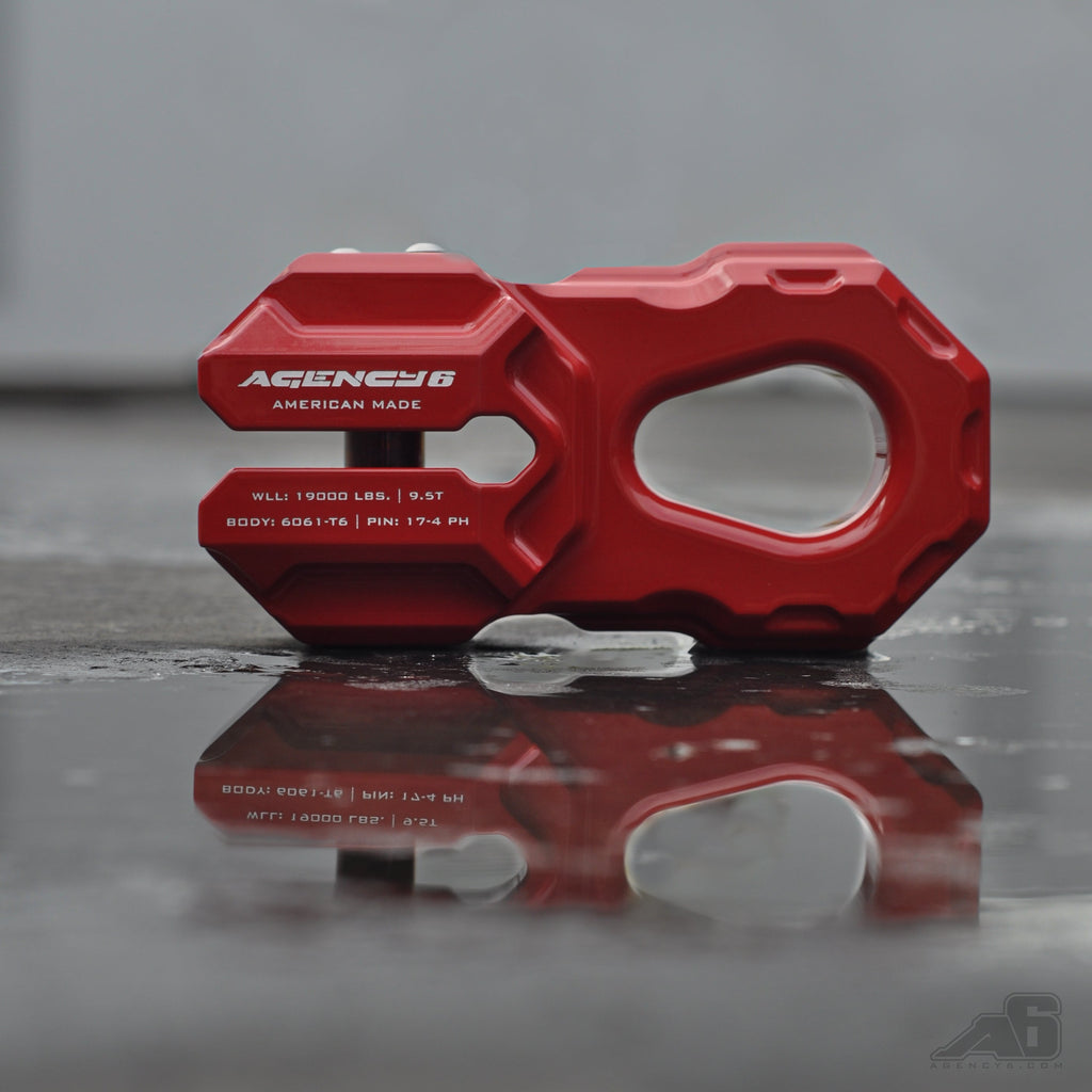 Agency 6 Billet Winch Shackle