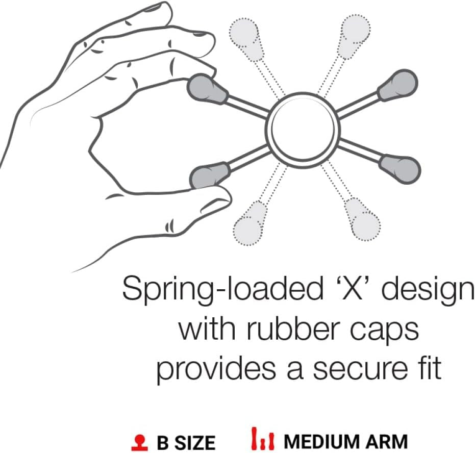 X-Grip Cell Phone Mount with RAM Twist-Lock Suction Cup Base (RAM-B-166-UN10U) 