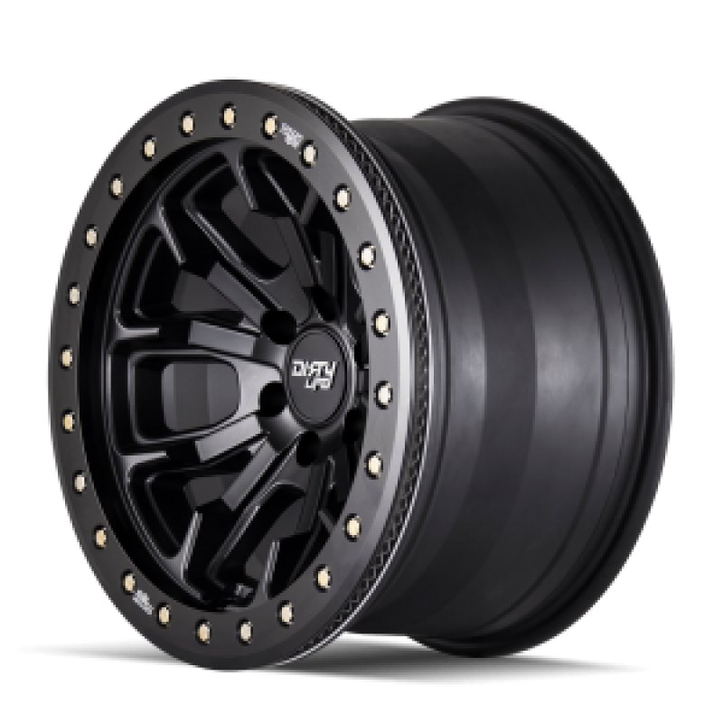 Dirty Life 9303 DT-1 17x9 / 8x170 BP / -12mm Offset / 130.8mm Hub Matte Black Wheel- Beadlock