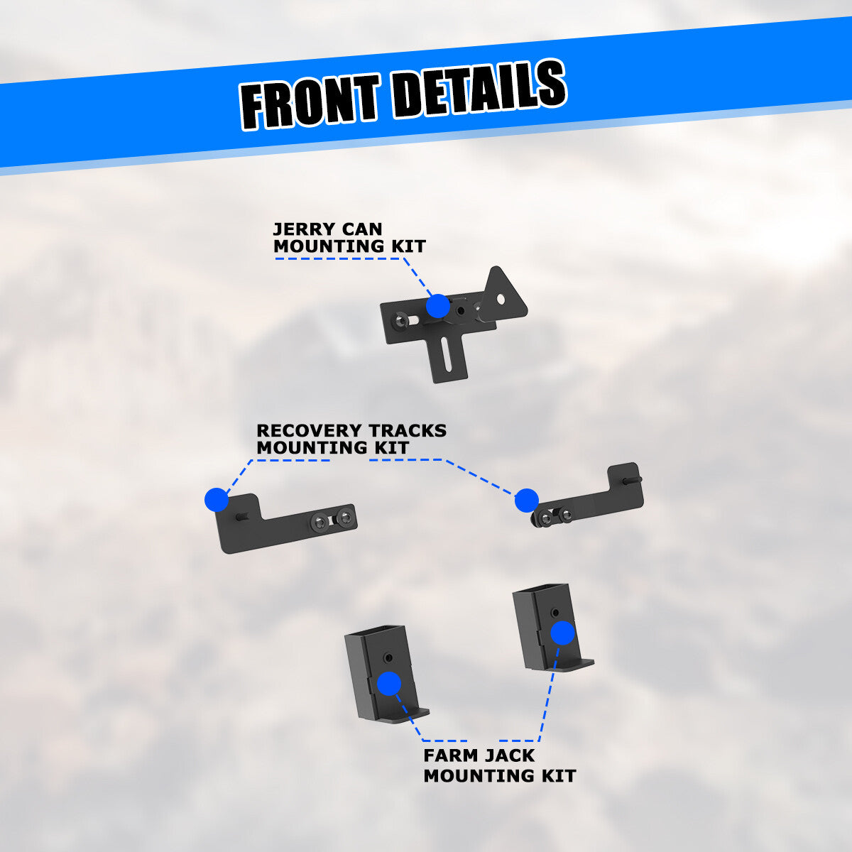 Modular Adjustable Overland Bed Rack Roll Bar for Chevy Ford Toyota Dodge Nissan