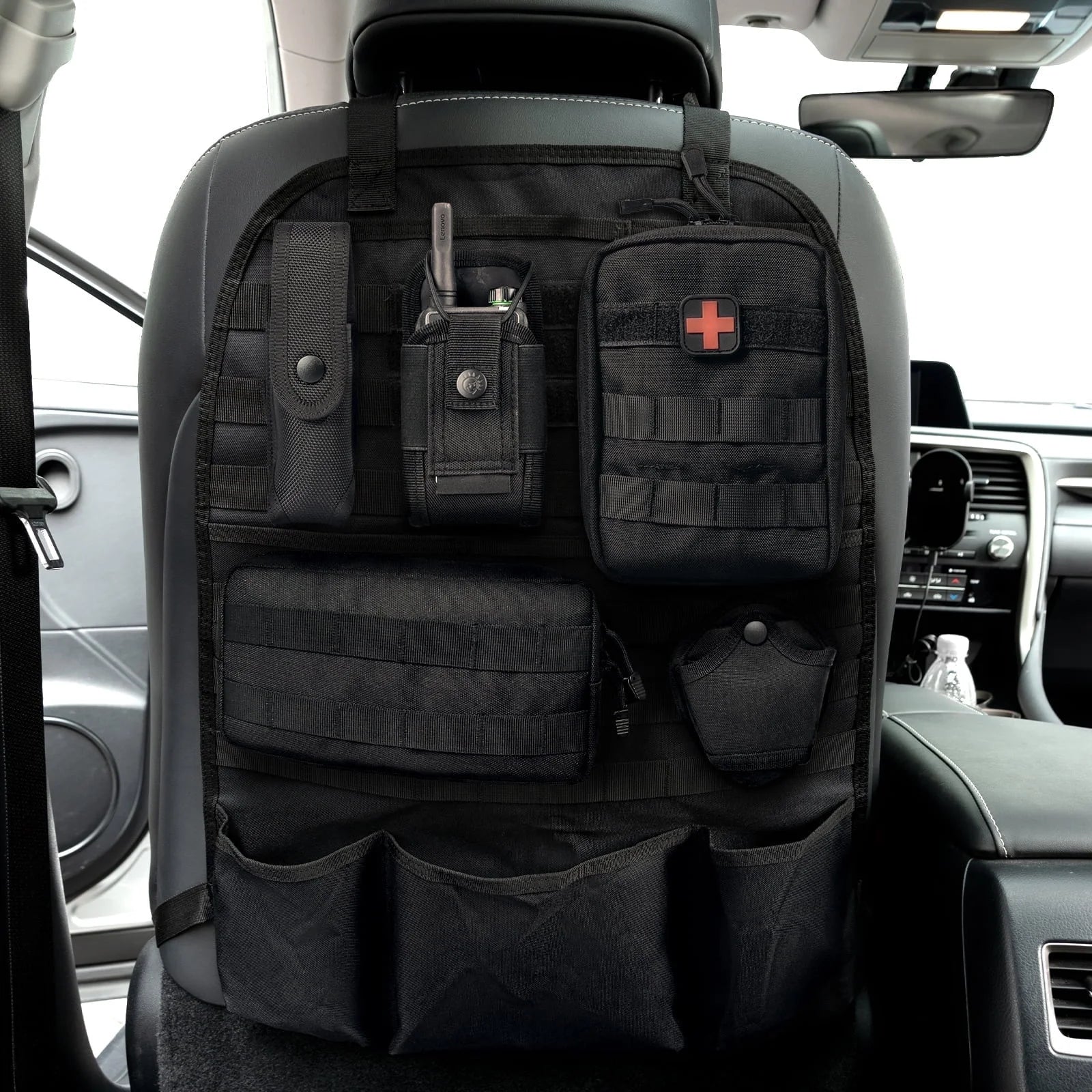 Tactical Tetris for Your Backseat: The MOLLE Masterpiece That Turns Chaos into Car-organization!