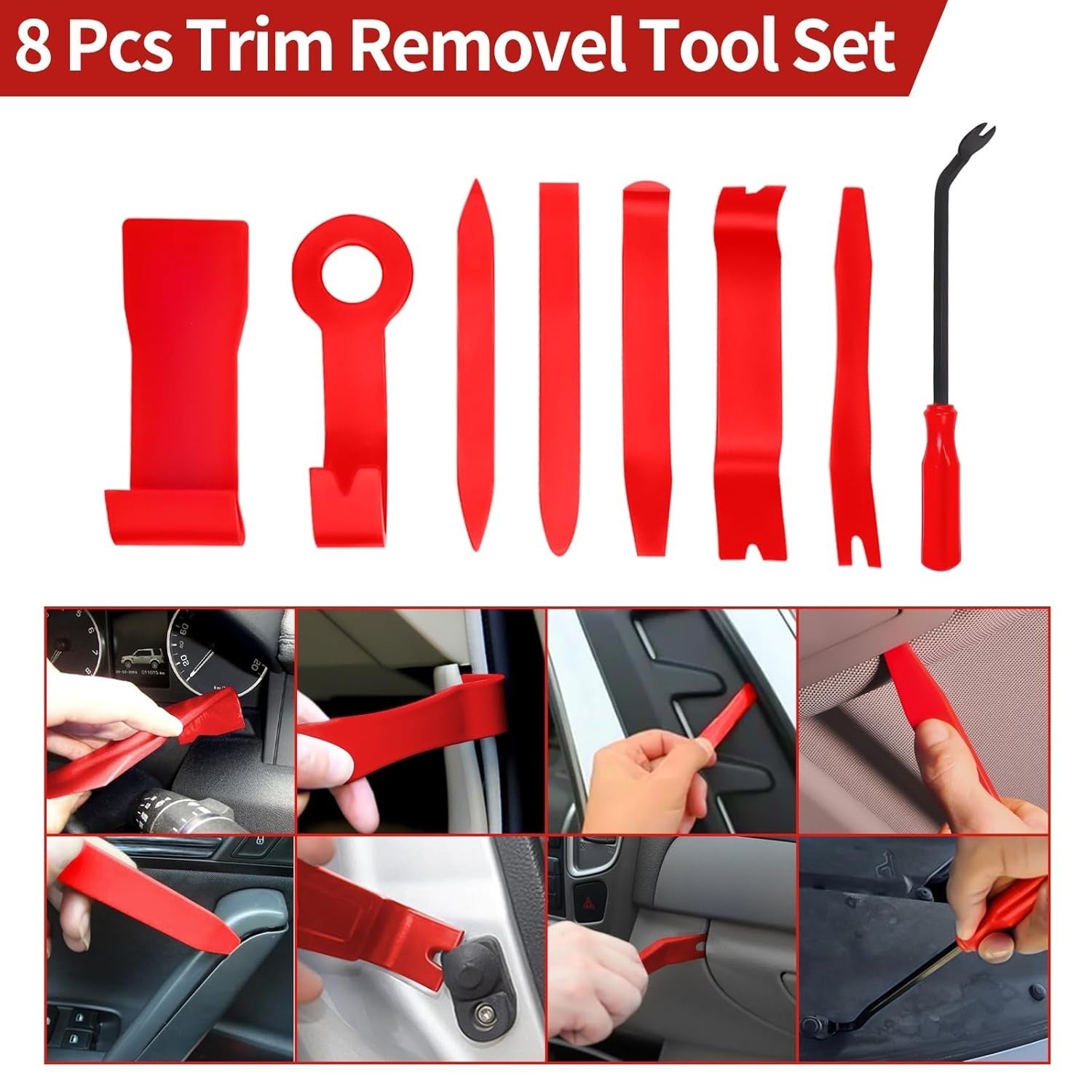 Car Tool Kit Roadside Emergency with Long Reach Grabber Air Wedge Bag Pump 16Pcs