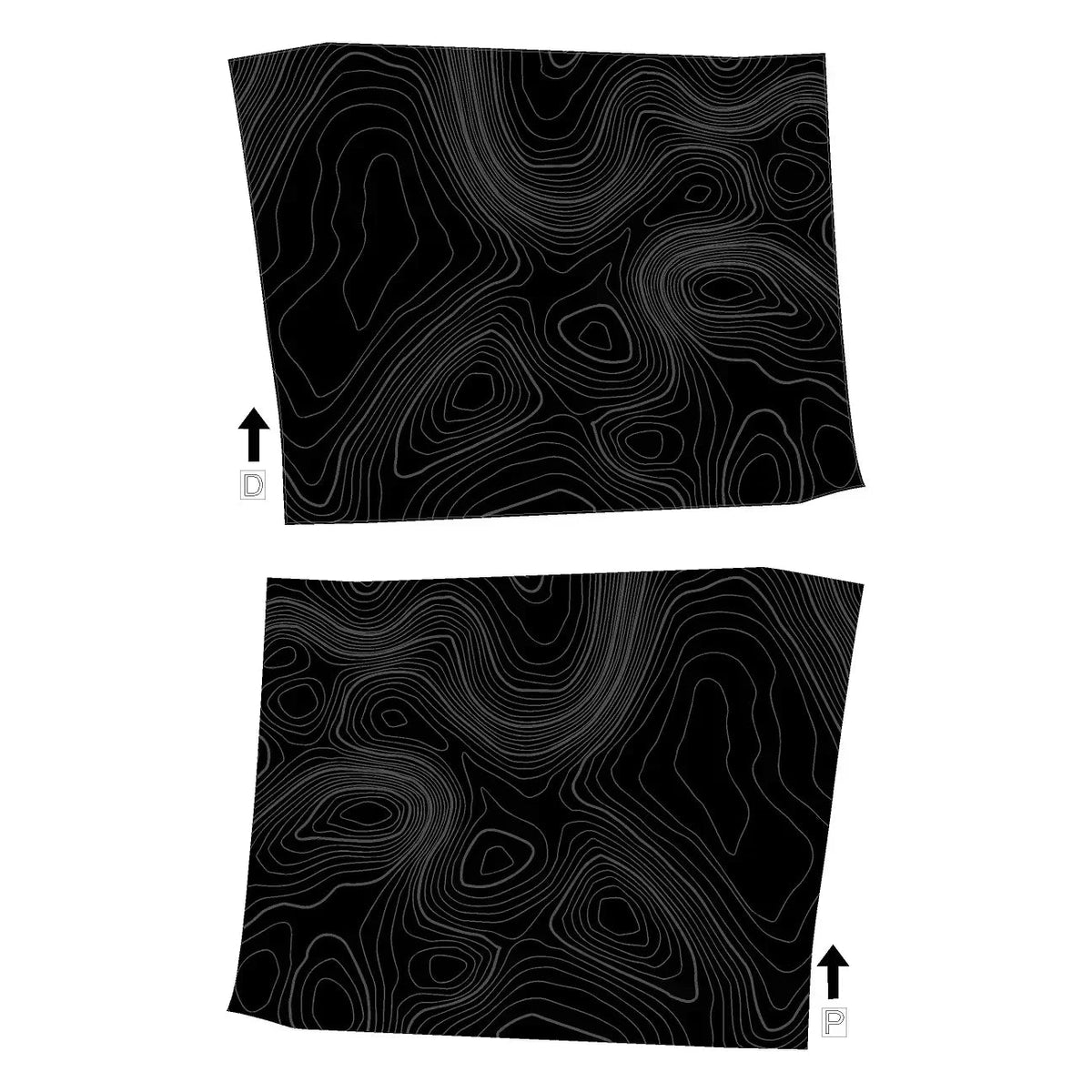 Topographic REAR Door Armrest Panel Protection - 2025+ 4Runner