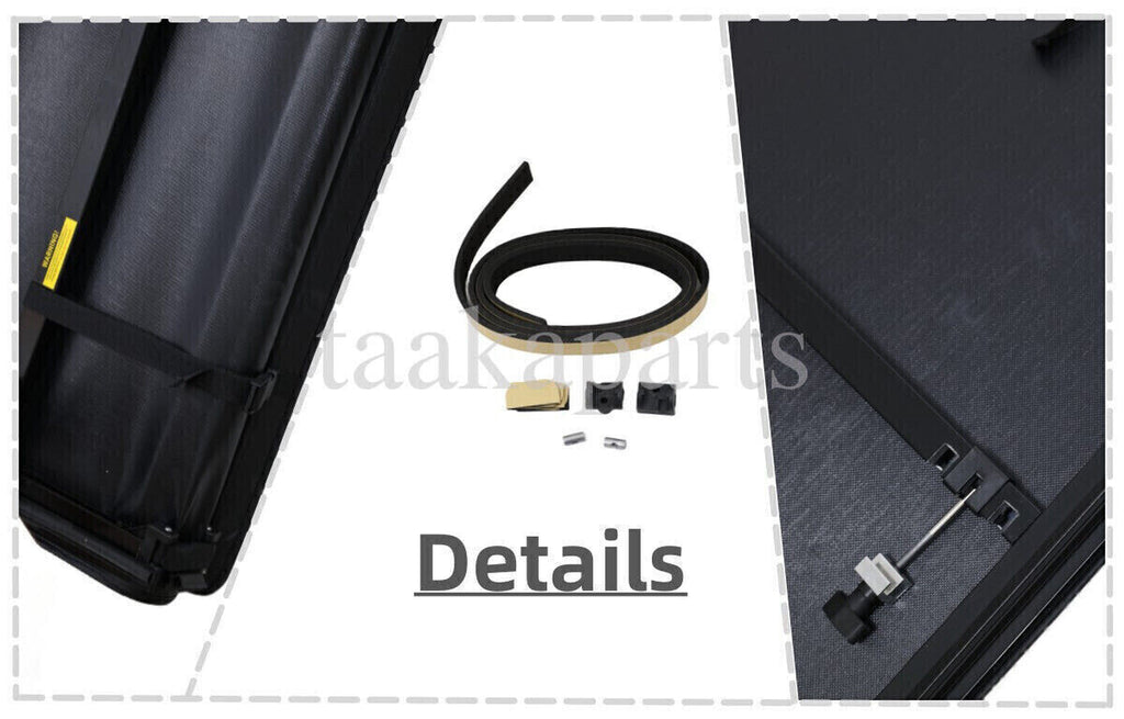 6.4' Quad Fold Tonneau Bed Cover for Dodge Ram 2002-2023