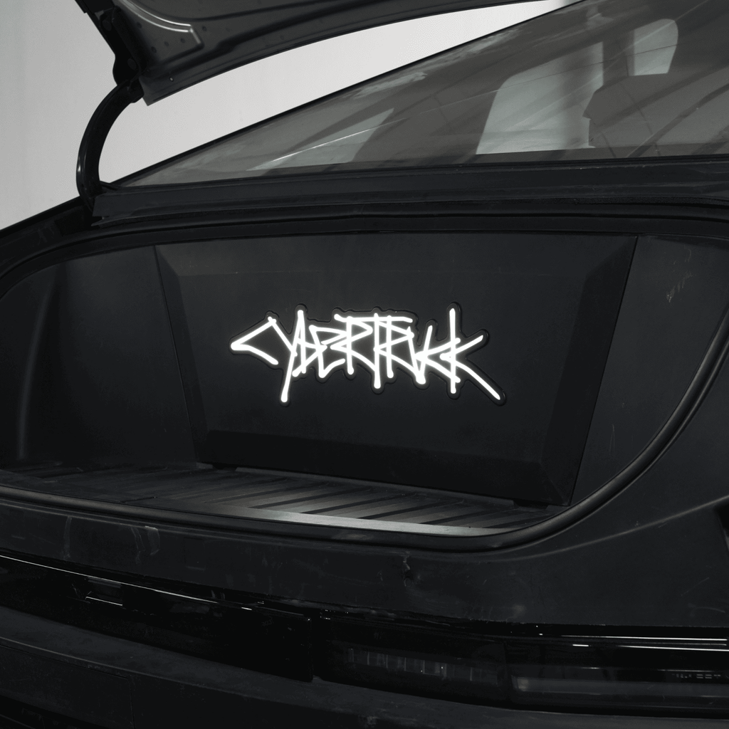 Cybertruck Frunk Accent Light Animated LED Lettering