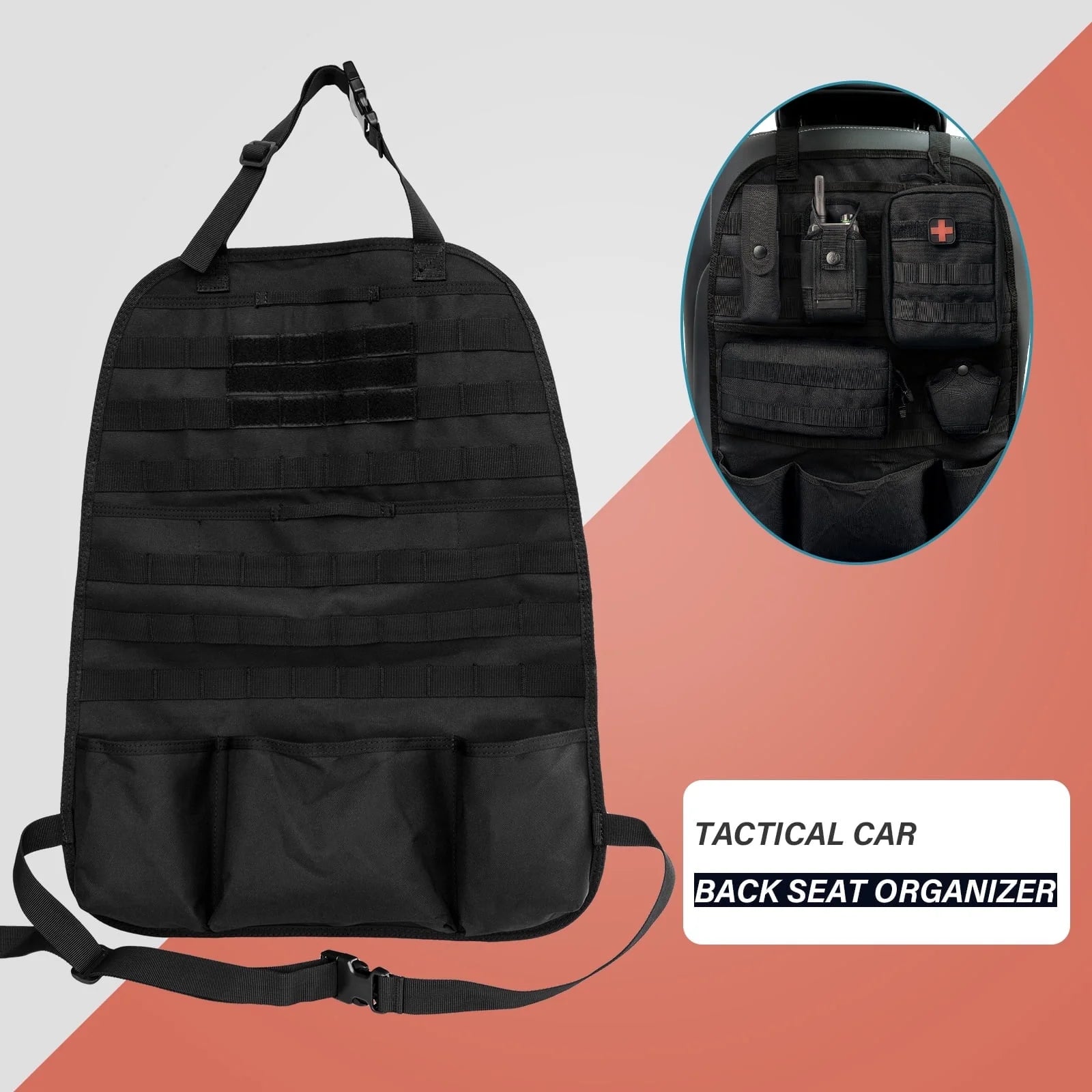 Tactical Tetris for Your Backseat: The MOLLE Masterpiece That Turns Chaos into Car-organization!