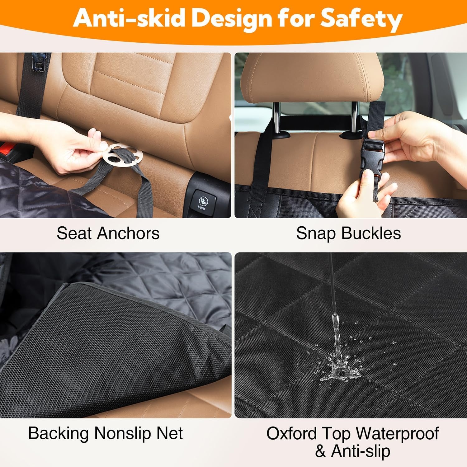 Canine Chauffeur's Ultimate Seat Shield: The Invincible Drool-Dampening Dog Hammock for Your Ride, Because Muddy Paws and Backseat Shenanigans Shouldn't Ruin Your Style!