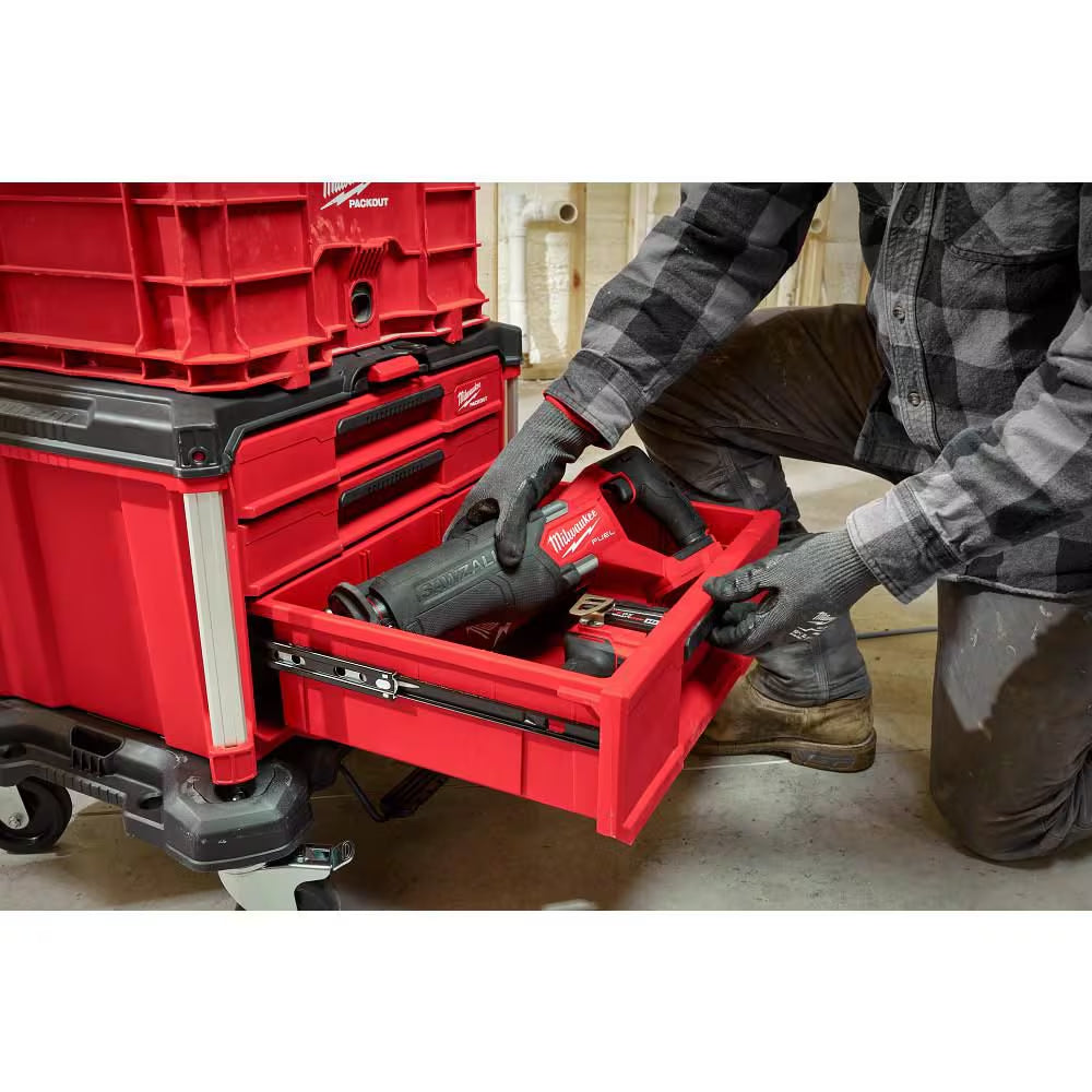 PACKOUT 22 In. Modular 3-Drawer Multi Drawer Tool Box with Metal Reinforced Corners and 50 Lbs. Capacity