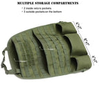 Molle Seat Back Organizer Panel - Storage Pouch - Universal Hunting/Travel Accessories 