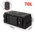 Universal Car Trunk Storage Organizer with Lid - 70L Oxford Cloth Folding Storage Box