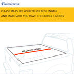 5.8FT Truck Bed Tonneau Cover 4-Fold for 2019-2026 Chevrolet Silverado 1500