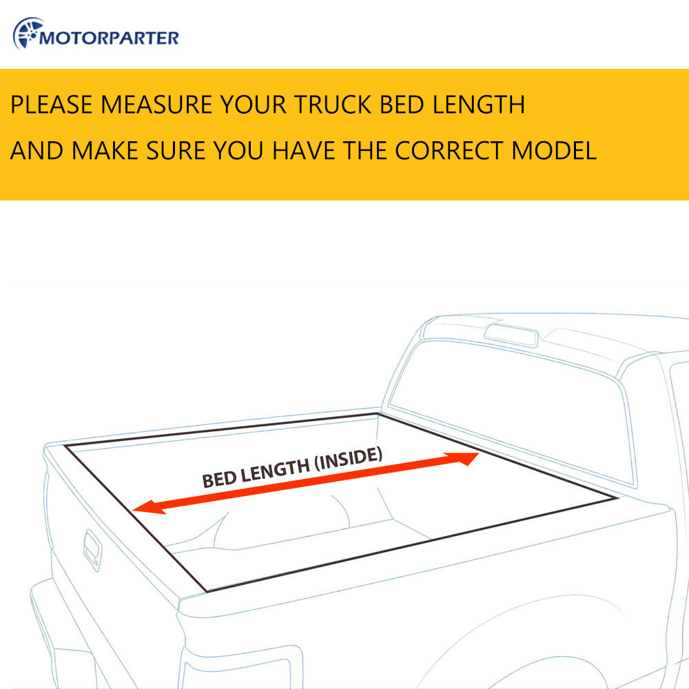 5.8FT Truck Bed Tonneau Cover 4-Fold for 2019-2026 Chevrolet Silverado 1500