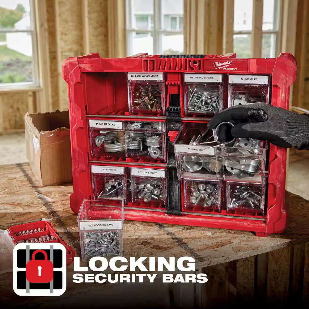 PACKOUT 10 Compartment Tilt Bin Organizer