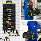 Tool Bag,Large Roll up Tool Bag Organizer,13 Pockets Tool Roll Storage Pouch,Hea