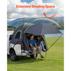 Waterproof Pickup Truck Tent for Camping - PU2000, Accommodates 2-3 Persons, Truck Bed Camper Shell with Expandable Awning