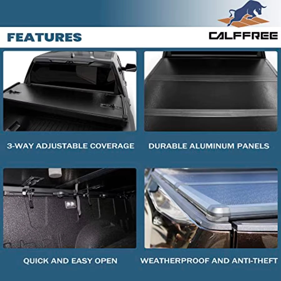 Hard Tonneau Cover for 2020-2026 Jeep Gladiator 5' Bed 60.3 Durable - Weatherproof Protection 
