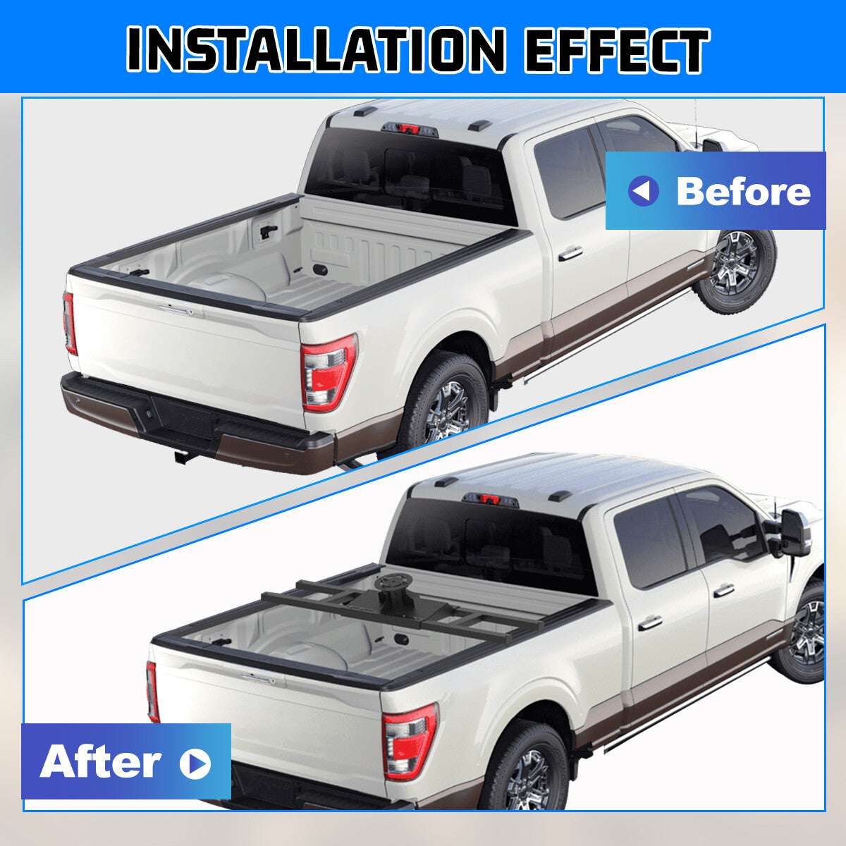 Modular Adjustable Overland Bed Rack Roll Bar for Chevy Ford Toyota Dodge Nissan