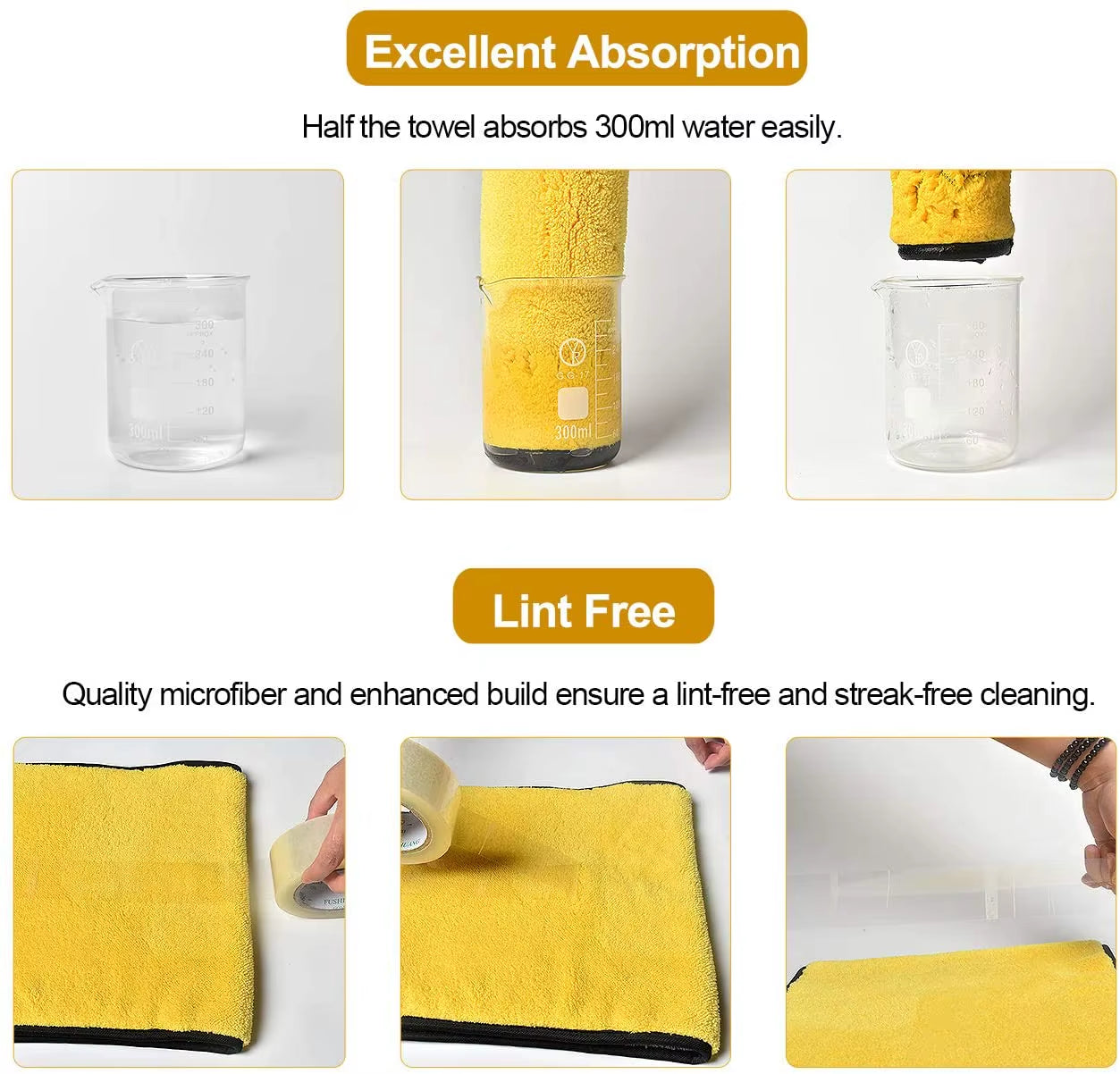 Microfiber Towel - Cleaning/ Drying - Detailing Glove