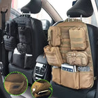 Molle Seat Back Organizer Panel - Storage Pouch - Universal Hunting/Travel Accessories 