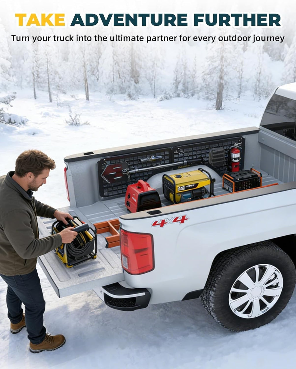 Front & Side Bed MOLLE Panel for Jeep Gladiator/ Ford Maverick/ Chevy Silverado