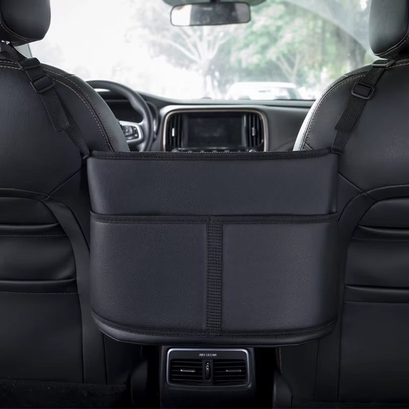Leather Seat Organizer and Storage - Front Seats  