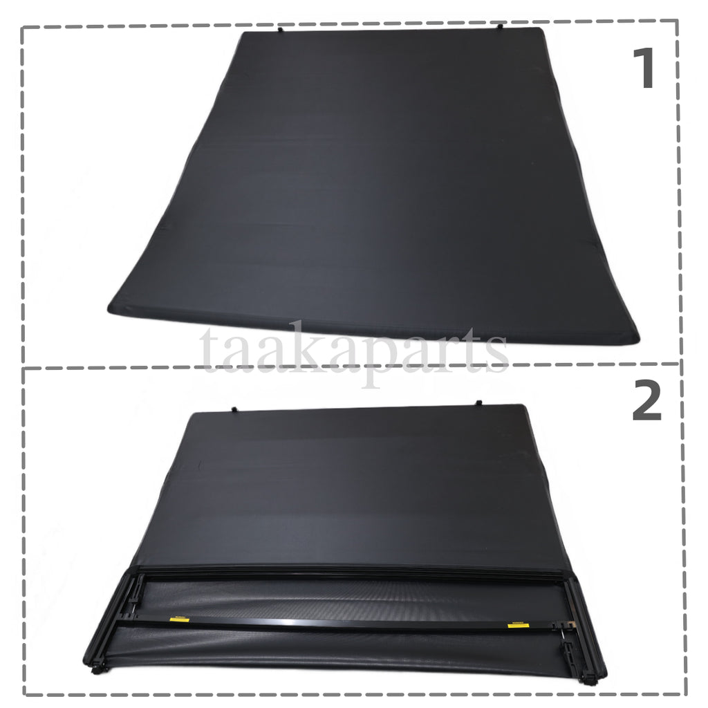 6.4' Quad Fold Tonneau Bed Cover for Dodge Ram 2002-2023