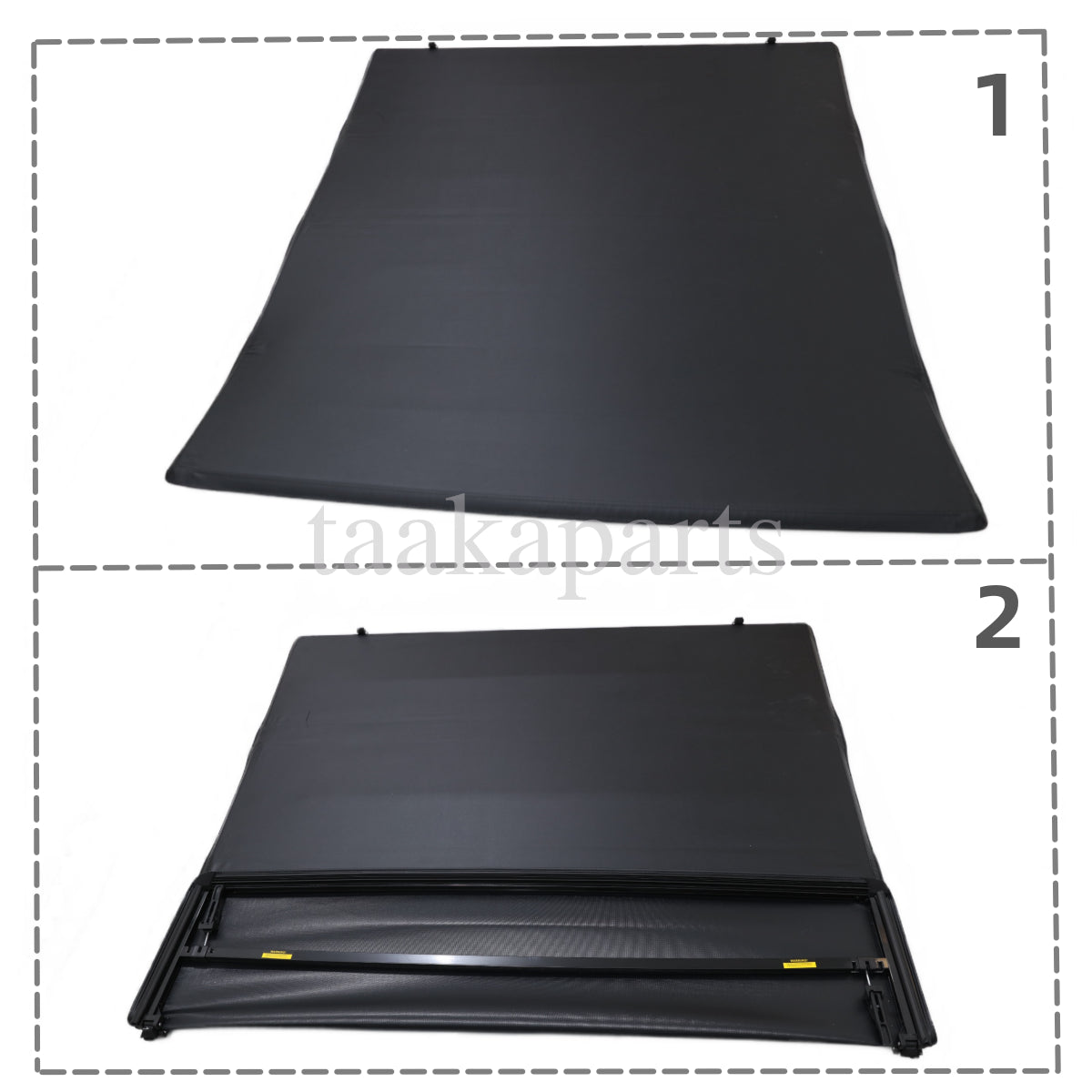 6.4' Quad Fold Tonneau Bed Cover for Dodge Ram 2002-2023