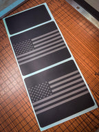American Flag Sun Visor Warning Overlays - 2024+ Land Cruiser