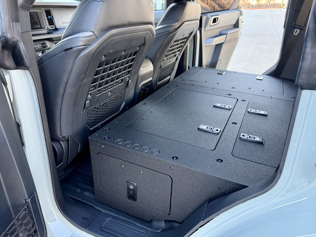 Ford - Bronco - 2021-Present - 6th Gen - 4 Door - Explore Series -  Seat Delete - Second Row - Low Profile