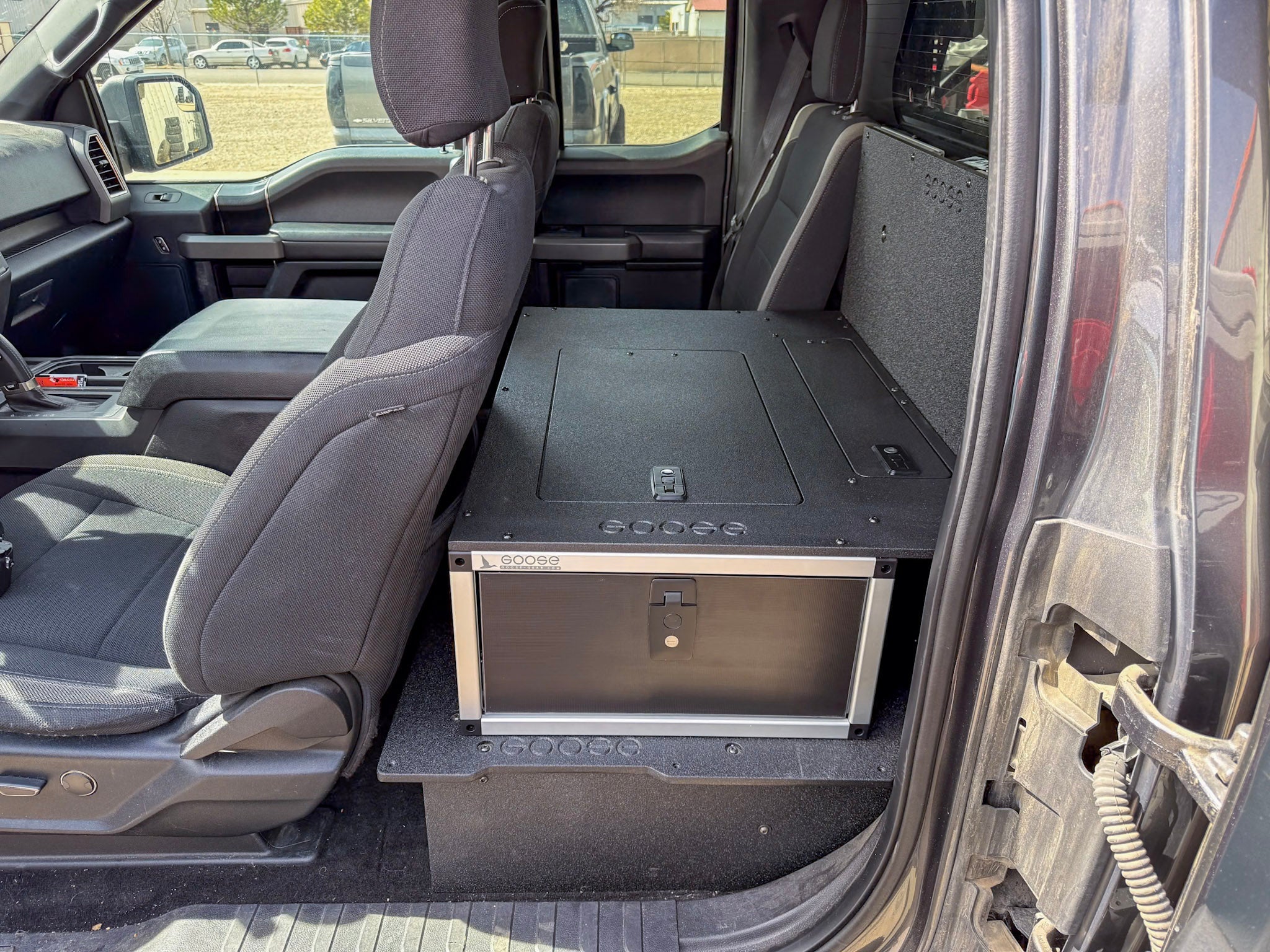 Ford - F150 - 2015-Present -Super Cab - W/O center B&O Subwoofer - Single Drawer Module