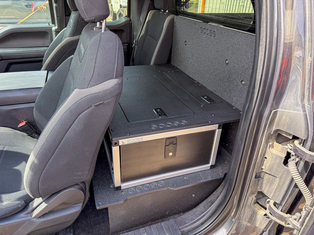 Ford - F150 - 2015-Present -Super Cab - W/O center B&O Subwoofer - Single Drawer Module